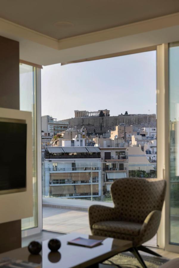 Apartamento Über Lux 2 BR New Penthouse with Acropolis View Atenas Exterior foto