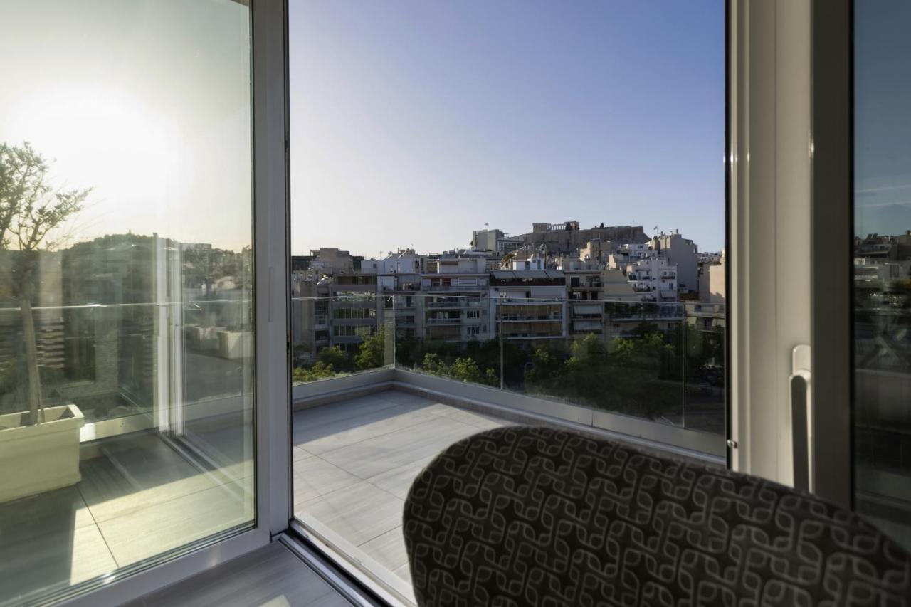 Apartamento Über Lux 2 BR New Penthouse with Acropolis View Atenas Exterior foto